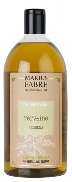 Marius Fabre Flüssigseife Eisenkraut (Verveine) mit Bio-Olivenöl - 1L