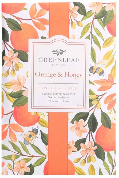 Greenleaf Duft Sachet Orange &amp; Honey (Orange &amp; Honig) Duftsäckchen Large