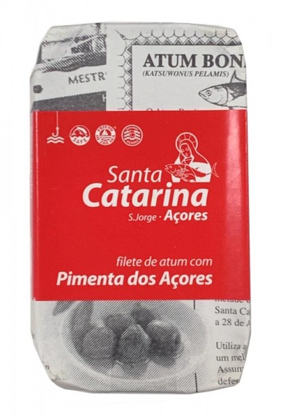 Santa Catarina Thunfischfilets in Olivenöl m. Paprika Pimenta Acores - Dose 120g