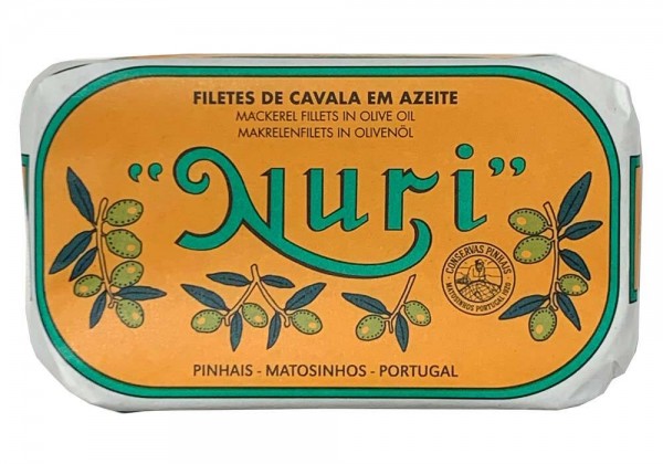 Nuri Makrelen-Filets in Olivenöl Portugal - Dose 125 g