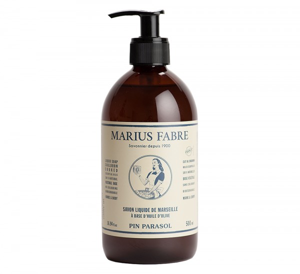 Marius Fabre Flüssigseife Pinie (Pin Parasol) Bio-Olivenöl 500ml