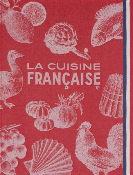 Le Jacquard Français Geschirrtuch Gastronomie Rogue Rot 60x80 Baumwolle