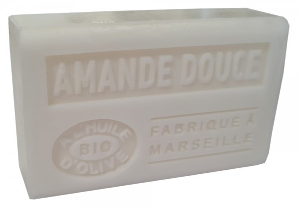 Provence Seife Amande Douce (Süße Mandel) Duftseife mit Olivenöl 125g