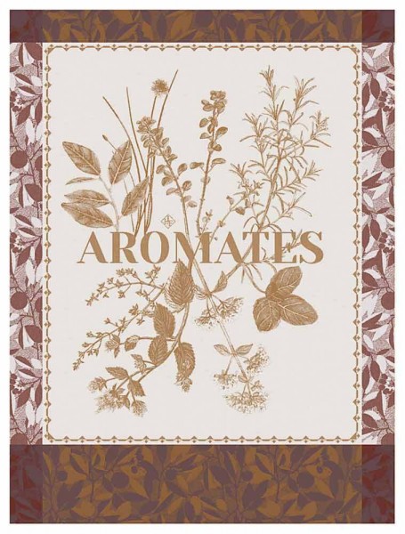 Le Jacquard Français Geschirrtuch Epices &amp; Aromates Cannelle 60x80 Baumwolle