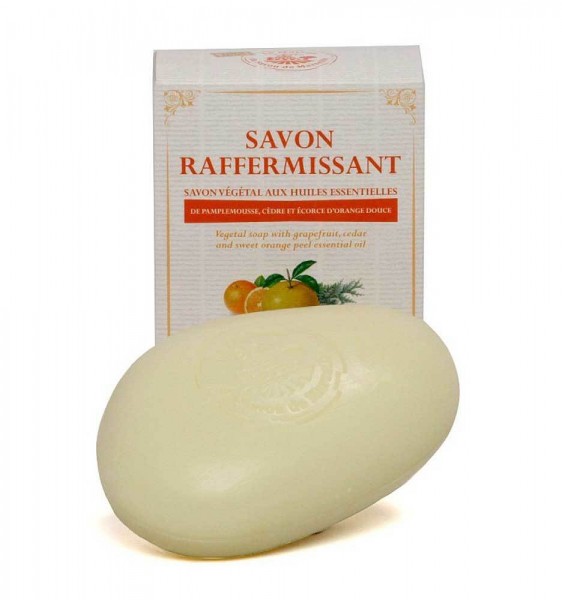 Natürliche Seife Savon Raffermissant ohne EDTA Grapefruit Orangenschale 150g