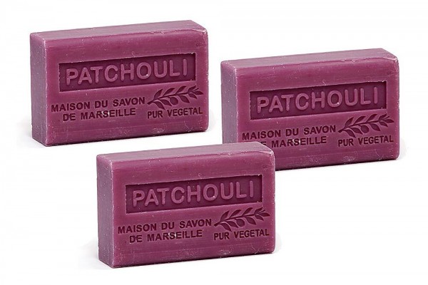 3 x Provence Seife Patchouli - Karité a`60g