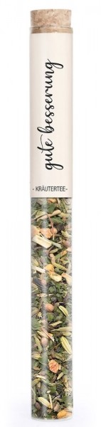 Gourmet Berner - gute besserung - Kräutertee 9 Kräuter in Vitro Reagenzglas 8g