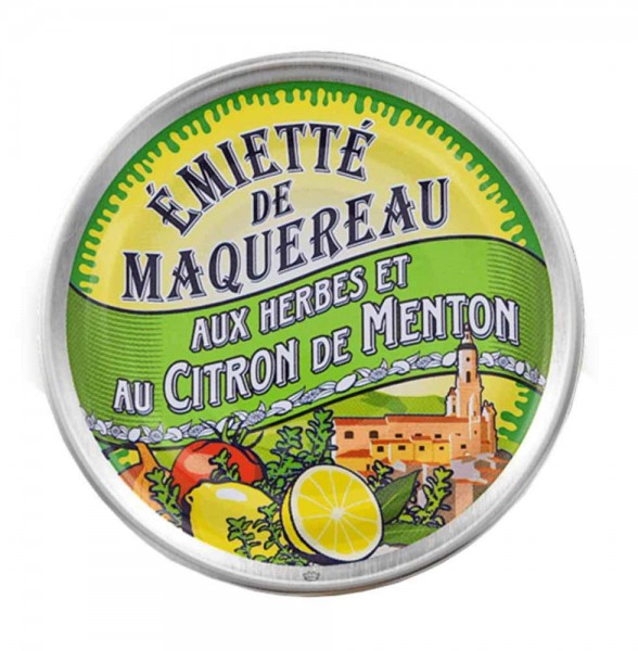 la belle-iloise Émietté der Makrele mit Zitronen aus Menton - Dose 80 g