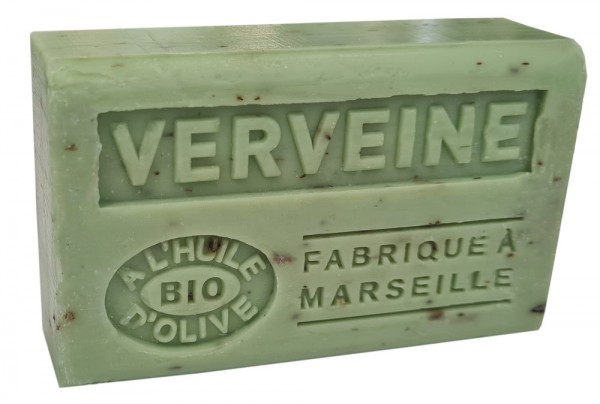 Provence Seife Verveine Exfoliant Peelingseife Duftseife mit Olivenöl 125g