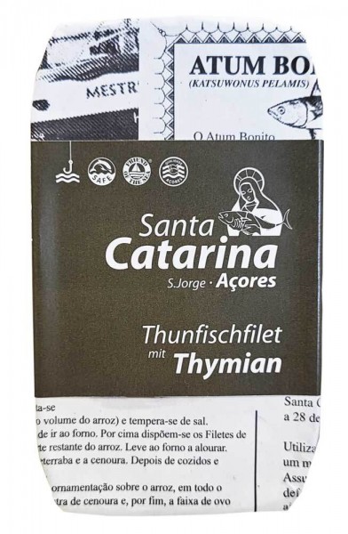 Santa Catarina Thunfischfilets in Olivenöl und Thymian - Dose 120 g