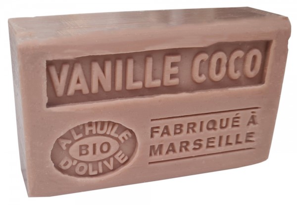 Provence Seife Vanille Cacao (Vanille-Kakao) Duftseife mit Olivenöl 125g