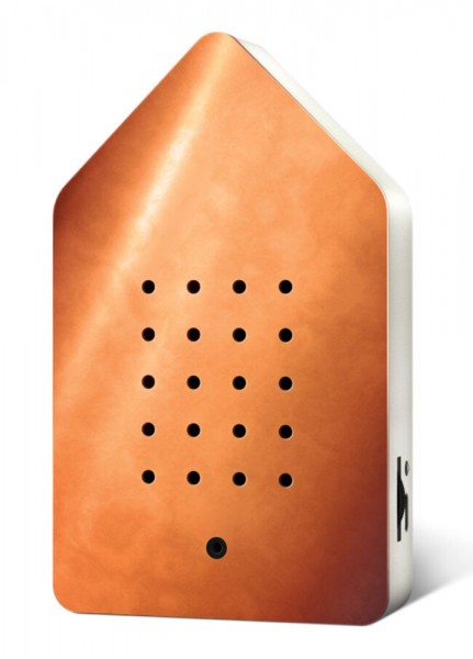 Birdybox Classic Pure Copper Vogelgezwitscher mit Bewegungsmelder Akku USB