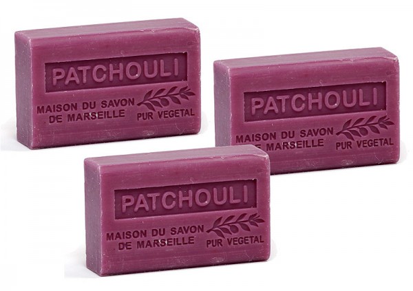 3 x Provence Seife Patchouli - Karité a`60g