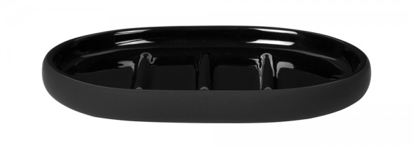 blomus Seifenschale SONO schwarz 13cm Keramik black