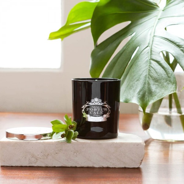 Castelbel Portus Cale Black Edition Duftkerze Candle im schwarzen Glasbehälter
