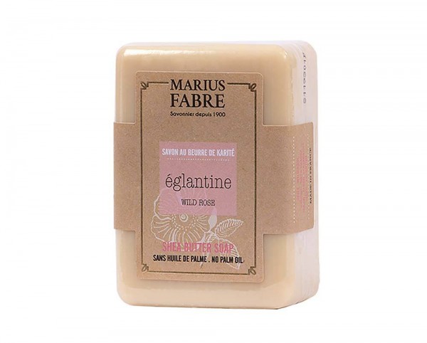 Marius Fabre Seife Heckenrose (parfumé à l&#039;Eglantine) Shea-Butter ohne Palmöl - 150g