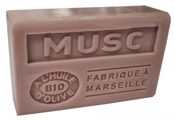 Provence Seife Musc (Moschus) Duftseife mit Olivenöl 125g