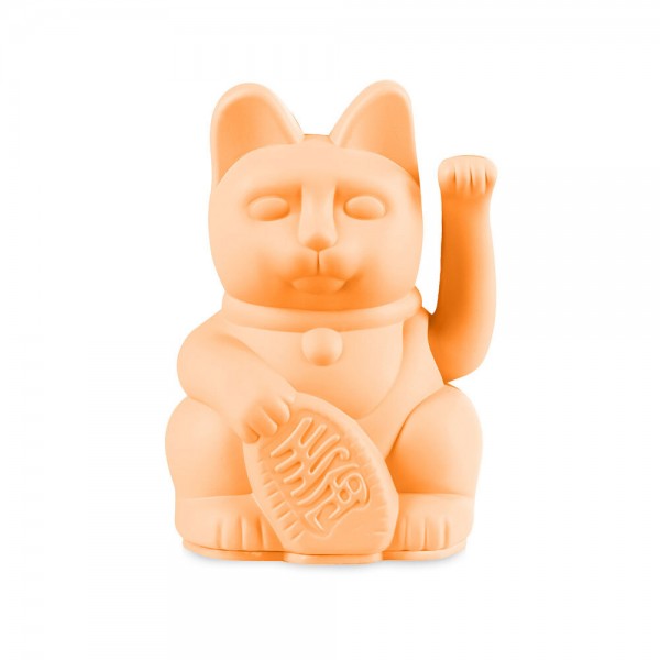DONKEY Winkekatze Peach Maneki Neko Lucky Cat Mini Glücksbringer 9,8cm
