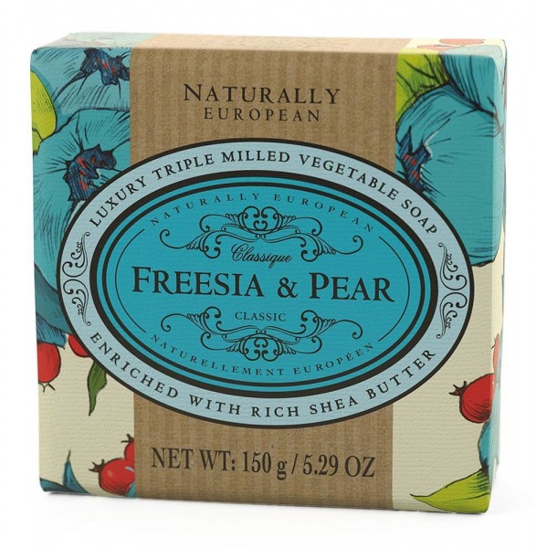 Naturally European Seife Freesia &amp; Pear 150g