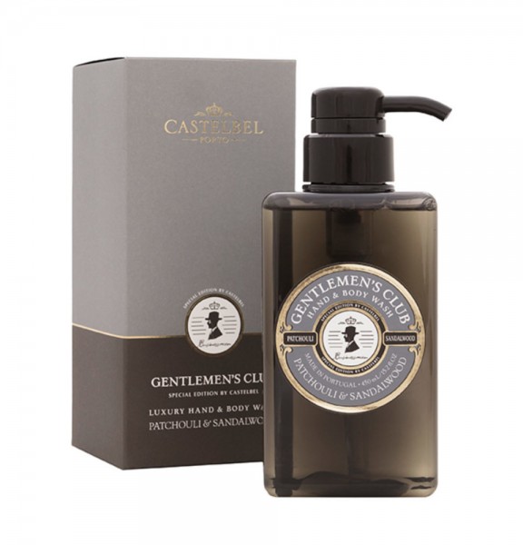 Castelbel Gentlemen`s Club Hand &amp; Body Wash Patchouli &amp; Sandalwood 450ml
